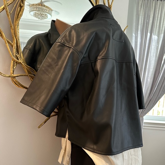 VIGOSS button down pleather jacket - Picture 11 of 15